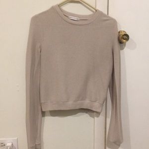 Cream/taupe sweater